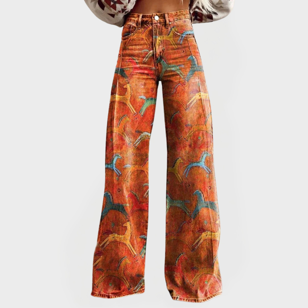 Ginevra | High-Waisted Everyday Wide-Leg Jeans