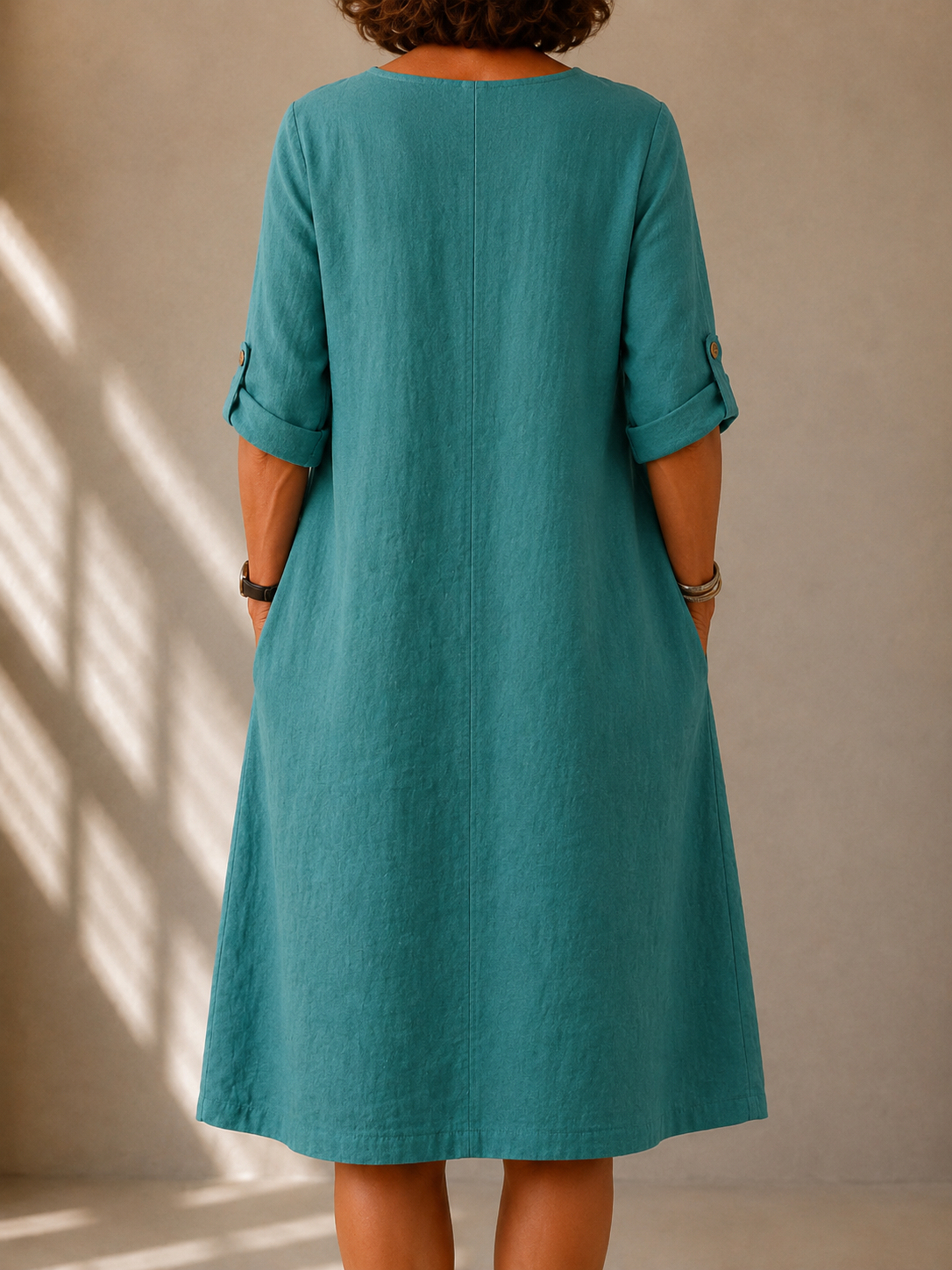 Maya | Flowing A-Line Midi Dress