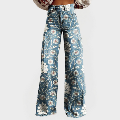 Matilde | Floral Wide-Leg Trousers