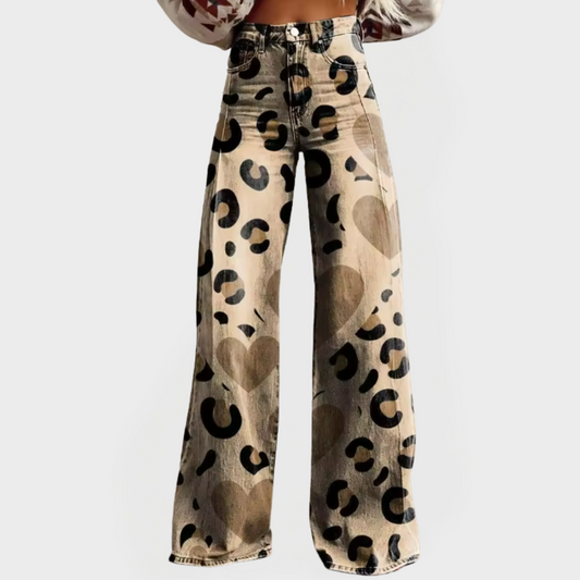 Teodora | Psychedelic Flared Trousers