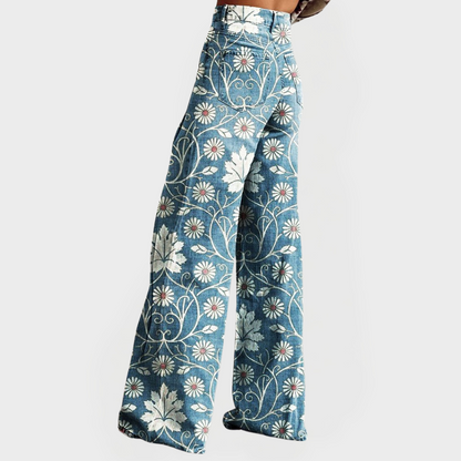 Matilde | Floral Wide-Leg Trousers