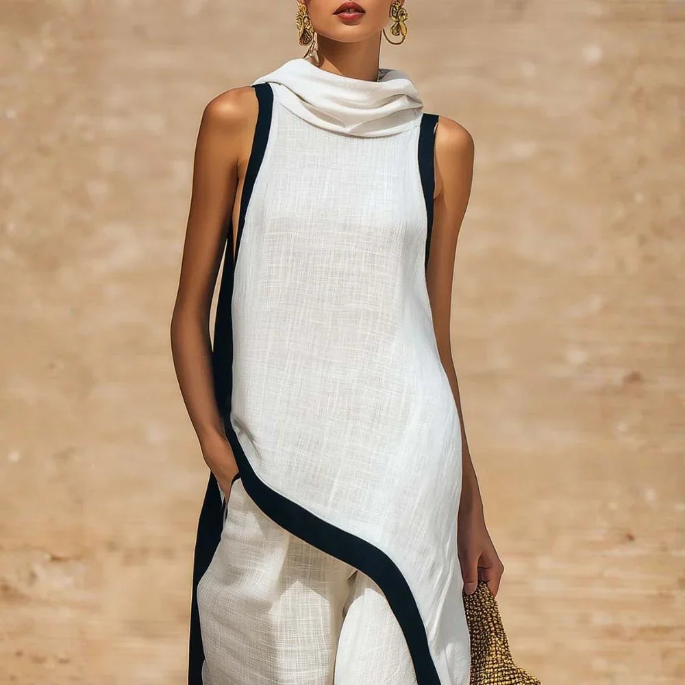 Nadia | Timeless Linen-Look Minimalist Set