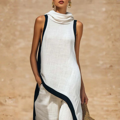 Nadia | Timeless Linen-Look Minimalist Set
