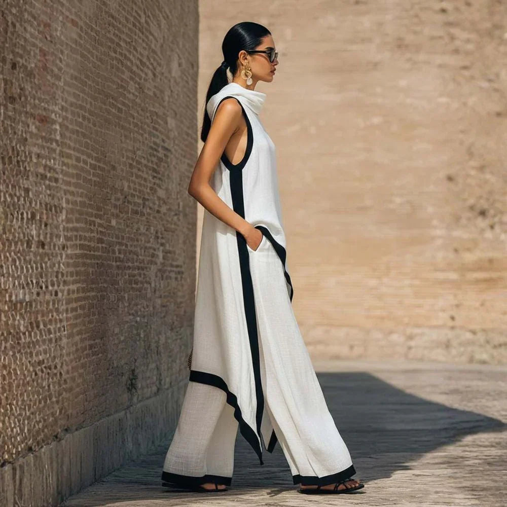 Nadia | Timeless Linen-Look Minimalist Set