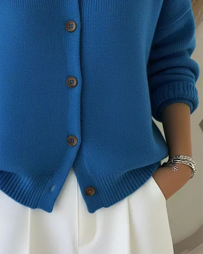 Vega | Cardigan with Shirt Collar