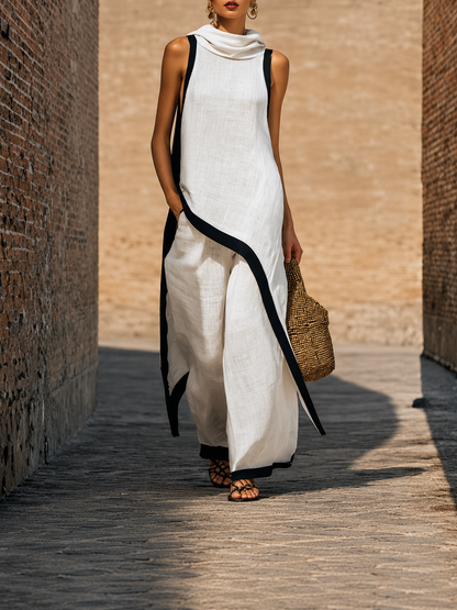 Nadia | Timeless Linen-Look Minimalist Set