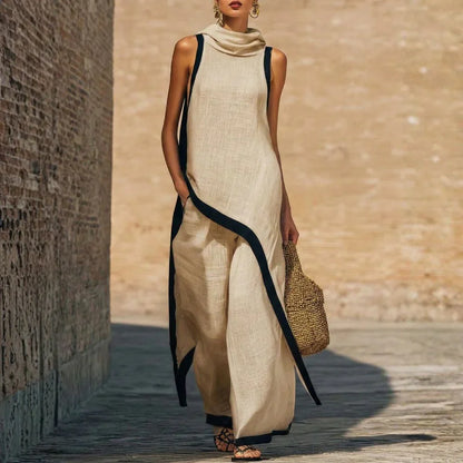 Nadia | Timeless Linen-Look Minimalist Set