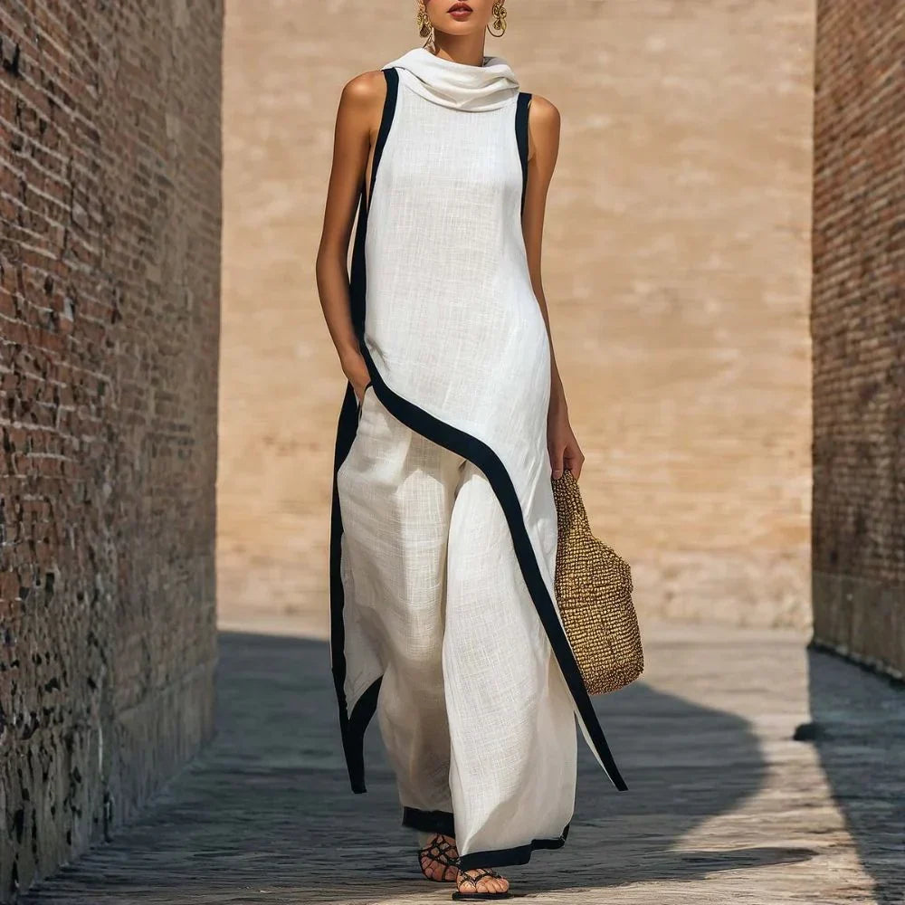 Nadia | Timeless Linen-Look Minimalist Set