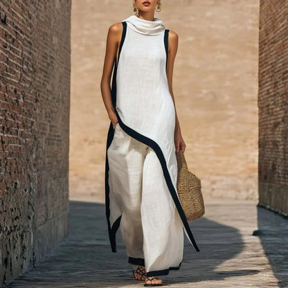 Nadia | Timeless Linen-Look Minimalist Set