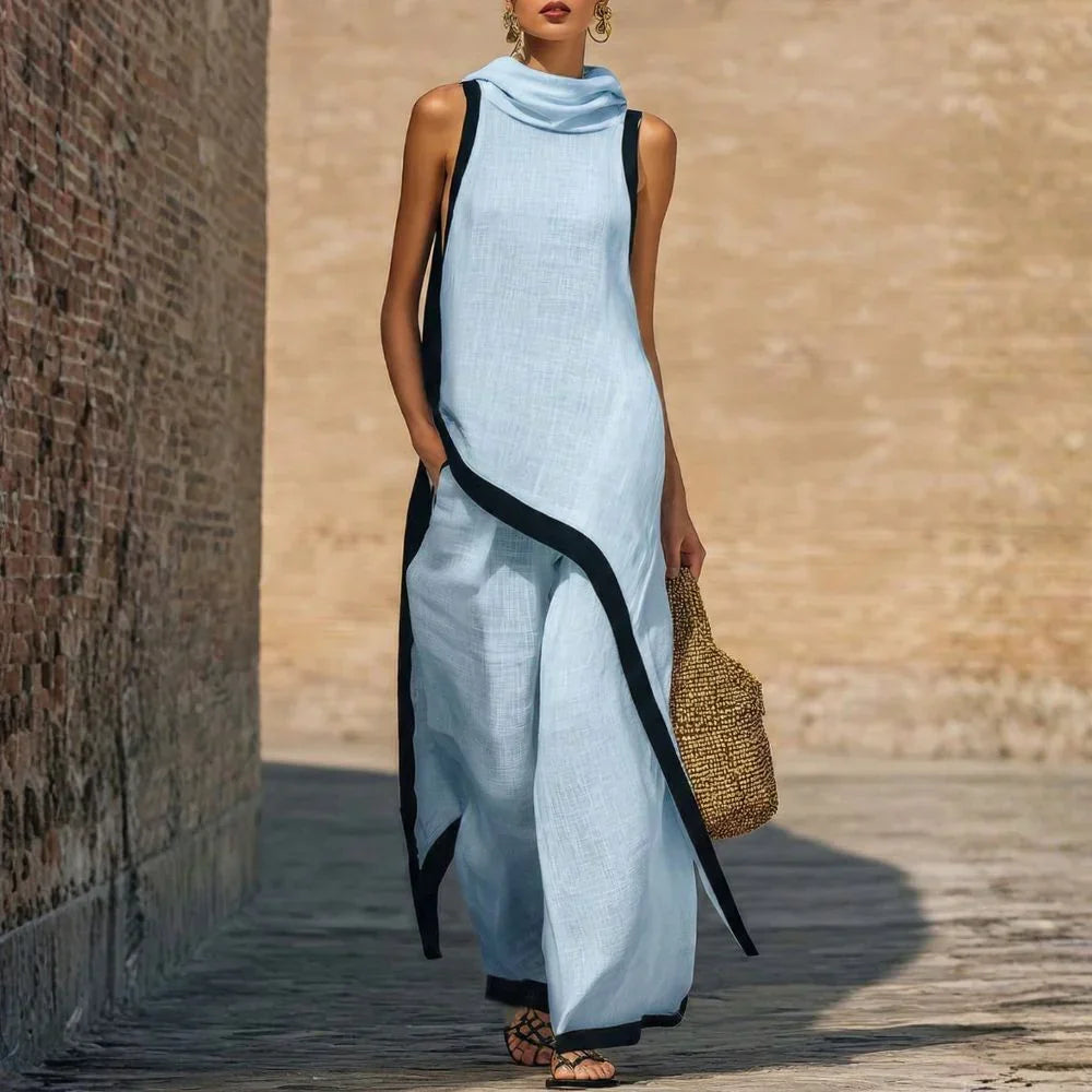 Nadia | Timeless Linen-Look Minimalist Set