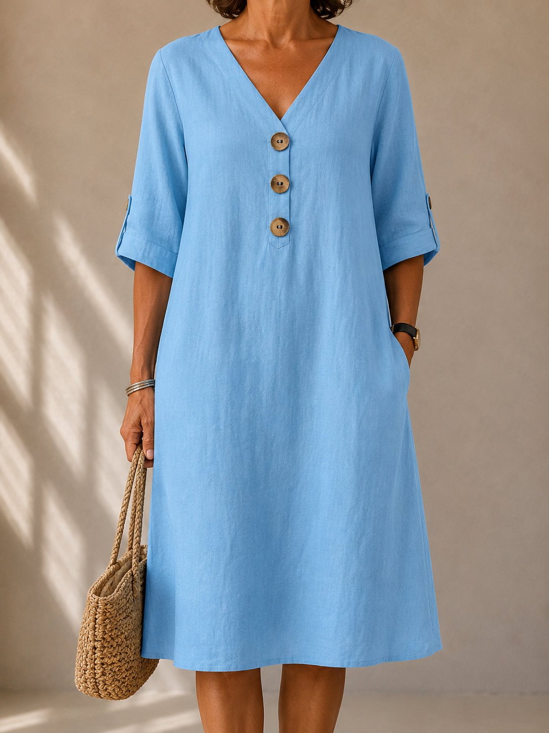 Camila | Button Shirt Dress