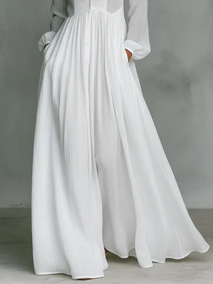 Alma | Timeless Maxi Dress with Elegant Neckline