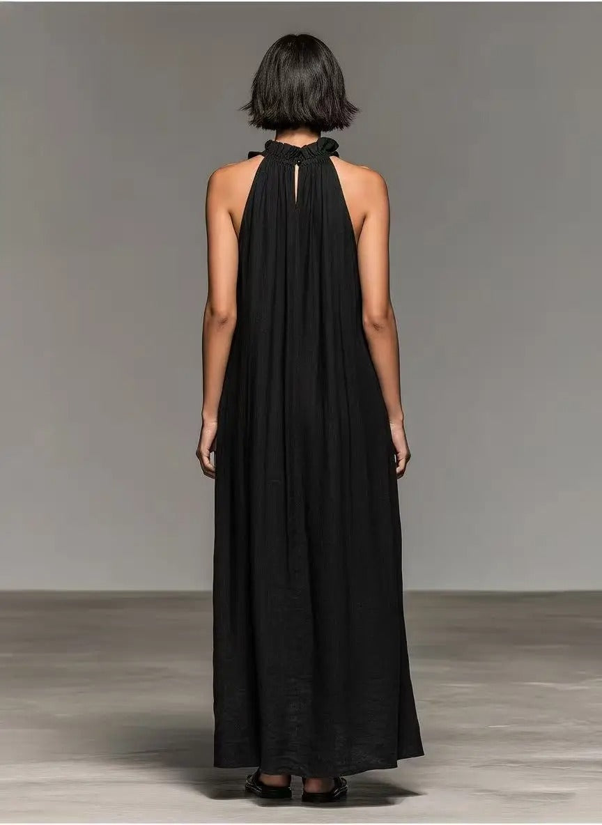Adriana | Coastal Elegance Halter Maxi Dress